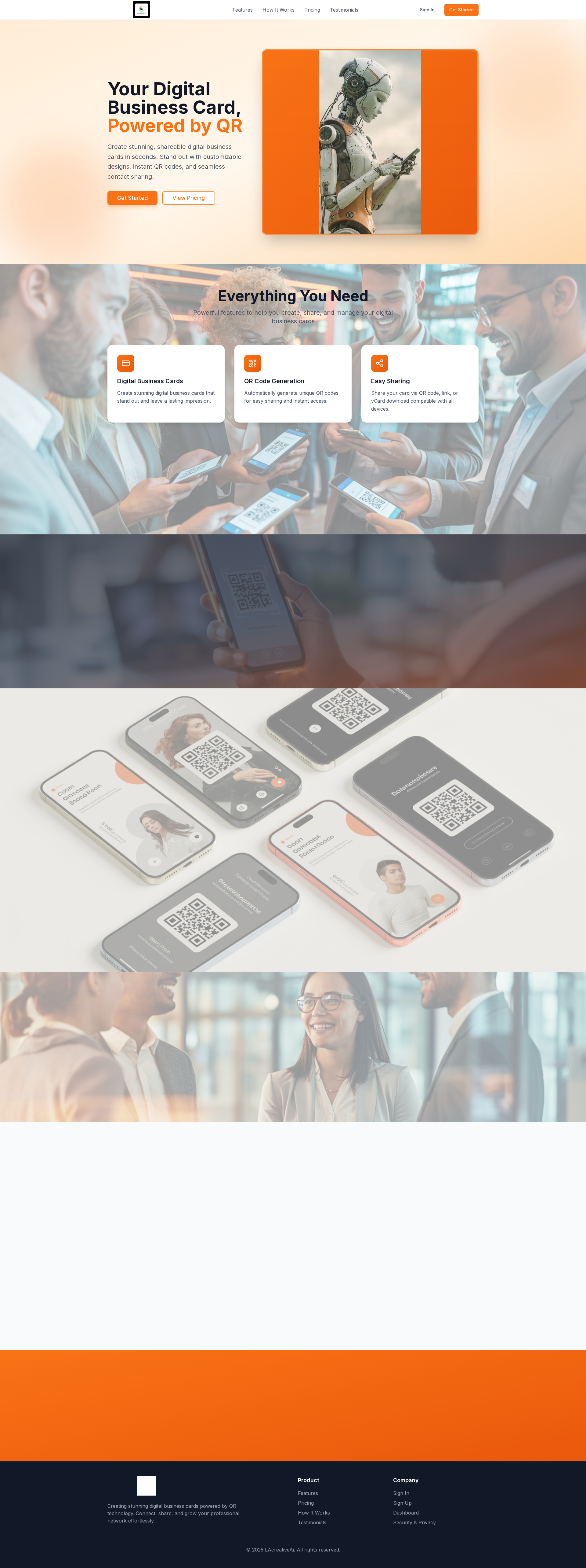 Digital Business Card Platform